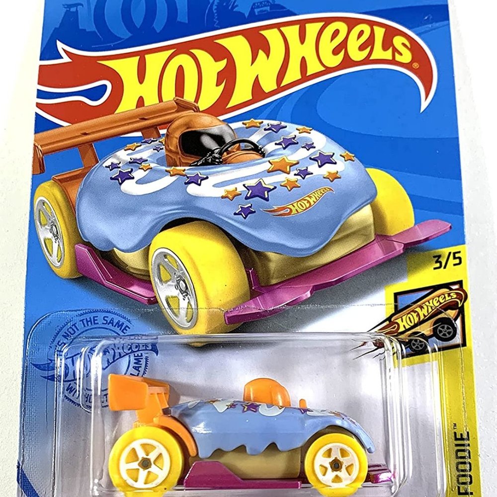 Hot Wheels, Donut Drifter Blue, Fast Foodie 3/5, 60/250